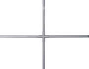 Glazing bar in glass - lead look